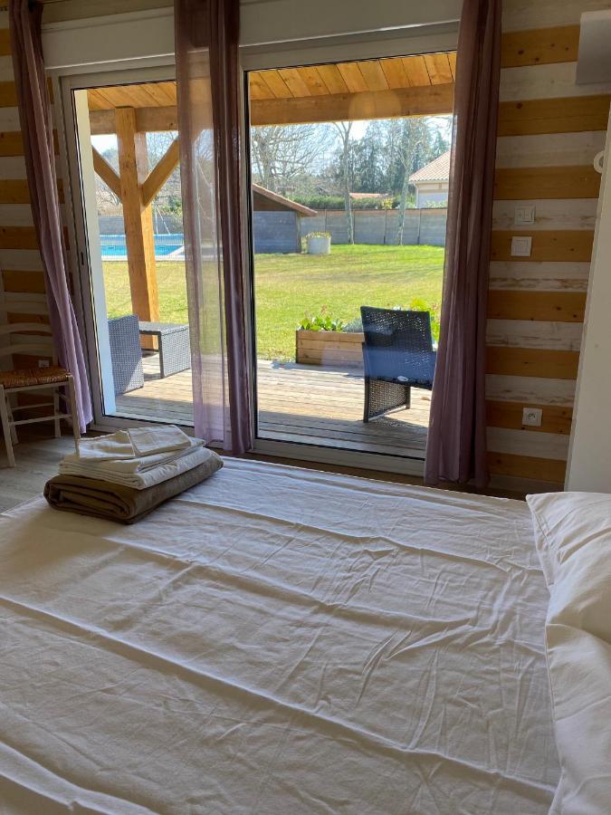 Ensemble De 3 Villas Avec Piscine Chauffee, Esprit Detente Sanguinet Exterior foto